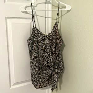 Casual or dressy Tank with tie front